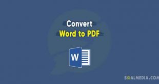 convert word to pdf