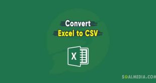 cara convert file excel xls menjadi format csv