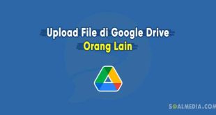 Cara upload file ke link Google Drive orang lain