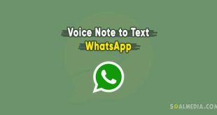 Cara mengubah VN menjadi teks di WhatsApp